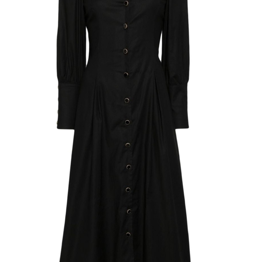 Reformation Black Halia Dress, Size 0 - Picture 3 of 7